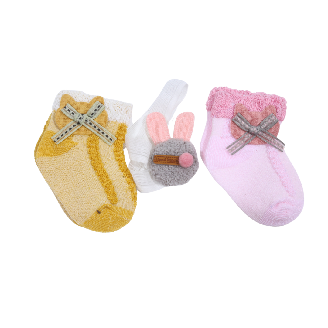 Multi Socks Pack of 2 and Headband Set
