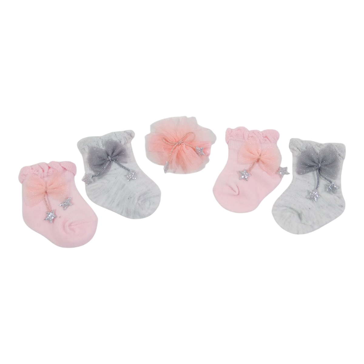 Multi Socks Pack of 2 With Headband