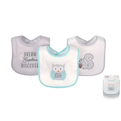 3 Piece Baby Bib Set