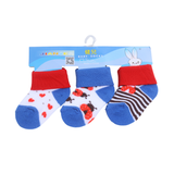 Multi Stripes Pack of 3 Cotton Baby Socks