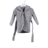 Grey Baby Hooded Bathrobe