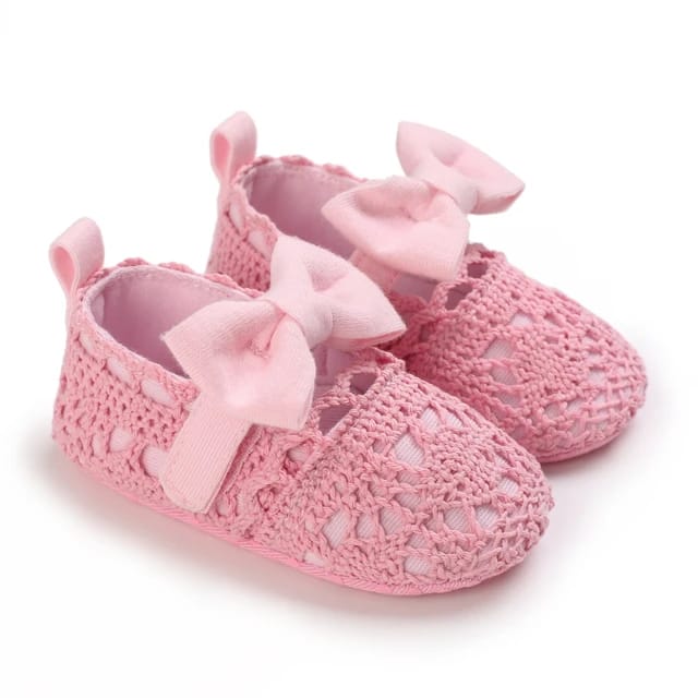 Baby Bow Pink Shoes