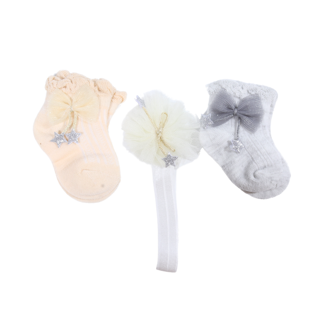 Multi Socks Pack of 2 and Headband Set