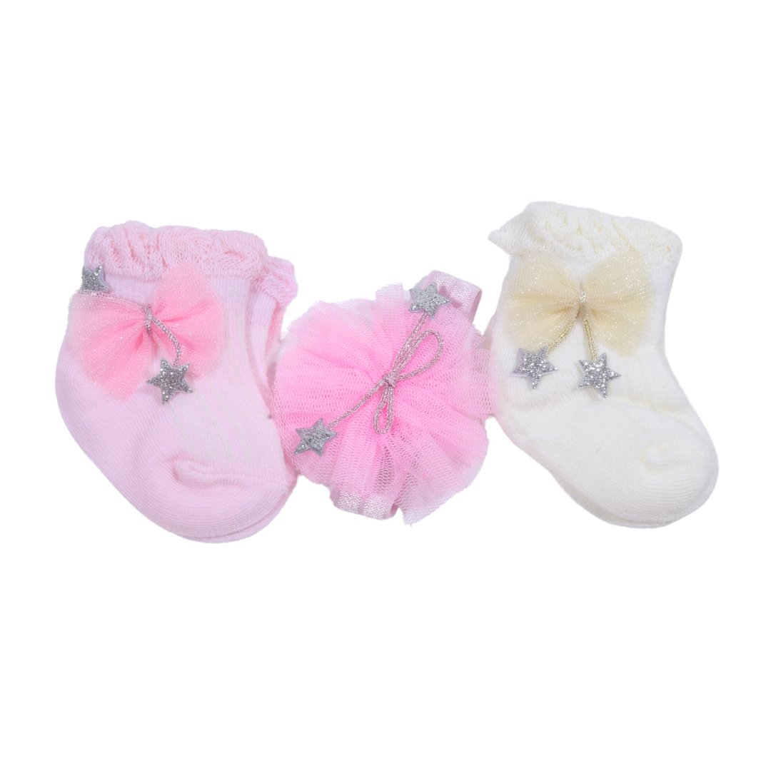 Multi Socks Pack of 2 and Headband Set