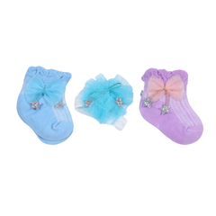 Multi Socks Pack of 2 and Headband Set