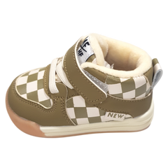 Winter Warm Velvet Shoes Baby Girls and Boys Fashion Design Rubber Sole