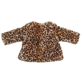 Full Sleeves Cheeta Print Fur Fluffy Fleece Jacket