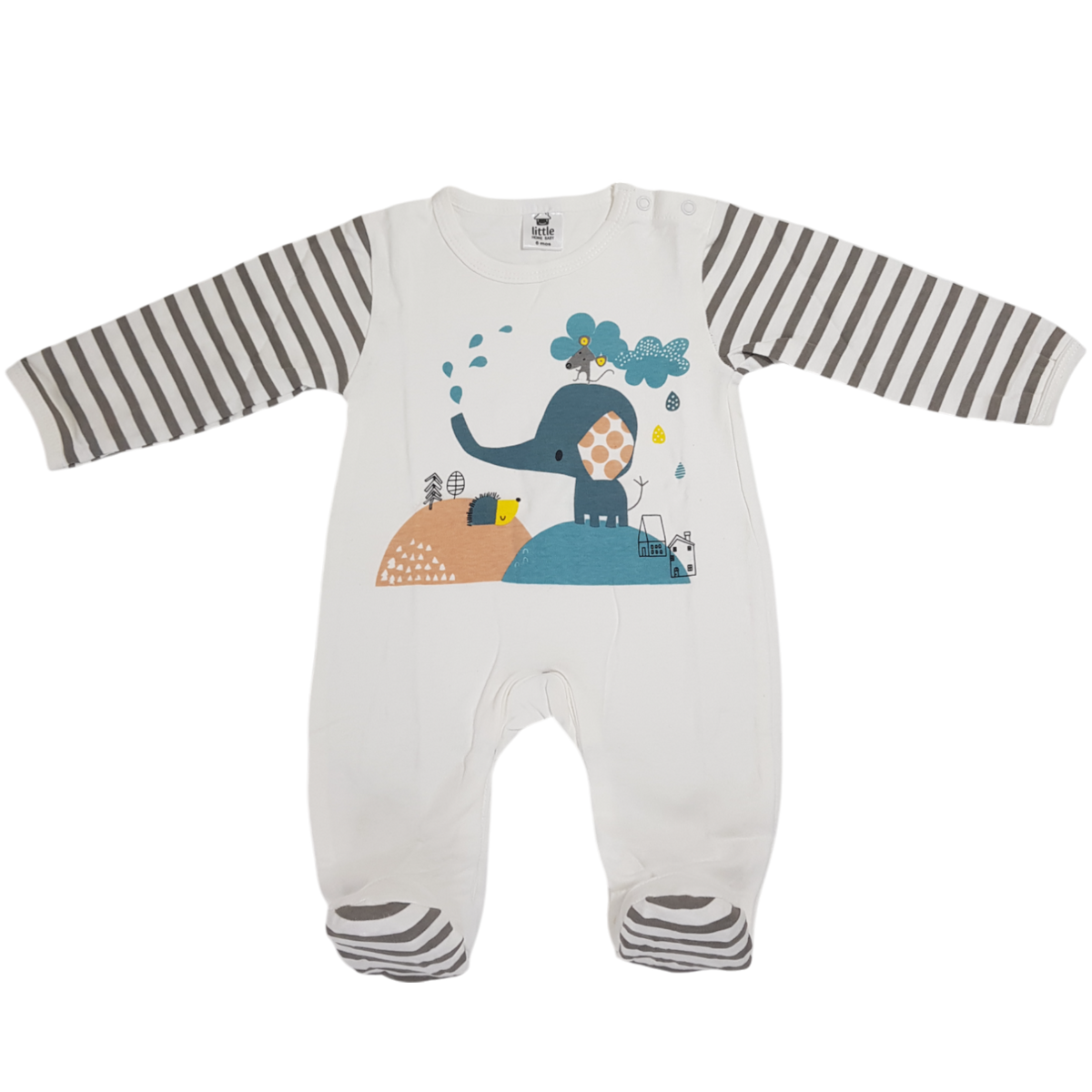 Baby Girls Printed Sleeper Spring