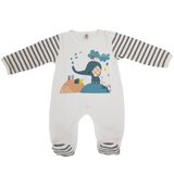 Baby Girls Printed Sleeper Spring