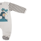 Baby Girls Printed Sleeper Spring