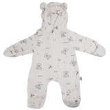 Soft And Fluffy Baby White Fleece Sleeper