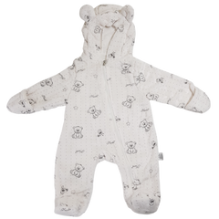 Soft And Fluffy Baby White Fleece Sleeper
