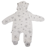 Soft And Fluffy Baby White Fleece Sleeper