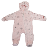 Soft And Fluffy Baby Pink Fleece Sleeper