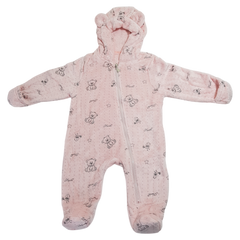 Soft And Fluffy Baby Pink Fleece Sleeper