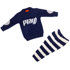 Realistic Faux Fur Fluffy Fabric Soft & Silky Effect Luxury 2Pc Set