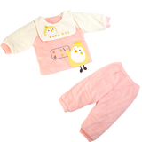 Winter Velvet Baby Girl 3 Pc Set