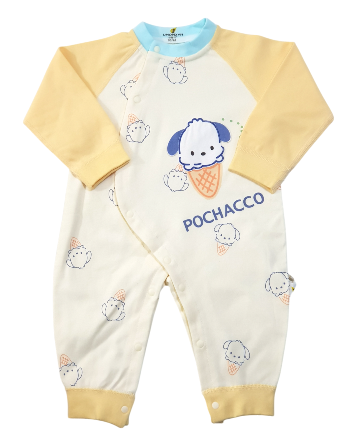 Pochacco Printing Baby Girls & Baby Boys Full Sleeve Sleeper