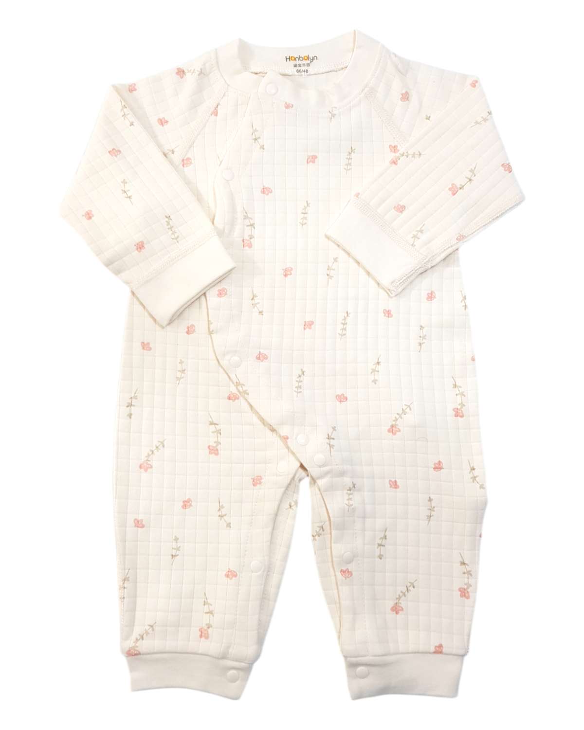 Soft Fabric With Flower Printing Baby Girls Full Sleeve Sleeper