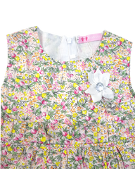 Baby Girl New Style Dress With Trouser & Bag