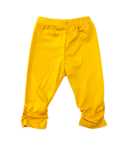 Baby Girl Embroidered Yellow Dress With Trouser