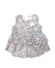 Baby Girl New Style Dress With Trouser & Bag