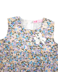 Baby Girl New Style Dress With Trouser & Bag