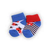 Multi Stripes Pack of 3 Cotton Baby Socks