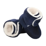 Boys Blue Fluffy Shoes