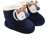 Boys Blue Fluffy Shoes