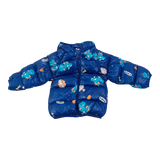 Sweet Dino Printed  Winter Jacket