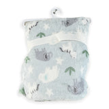 Grey Elephant Blanket With Plush Toy