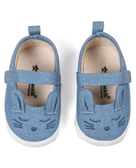 Girls Demin Embroidery Shoes