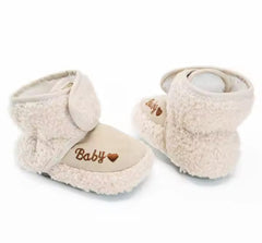 Baby Girls & Boys Plush Cotton Snow Soft Walkers Shoes