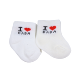 Cute Cotton Baby Socks Love Baba