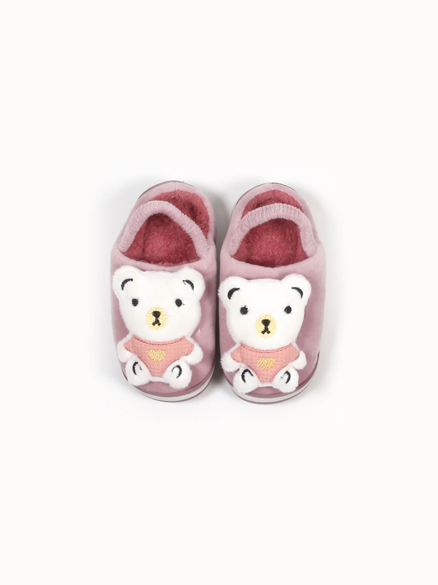 Pink Bear Fluffy Shoes