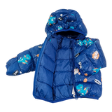 Sweet Dino Printed  Winter Jacket