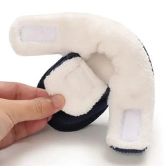 Boys Blue Fluffy Shoes