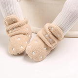 Brown Star Baby Winter Cute Wram Winter Shoes