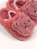 Mahroon Fluffy Shoes