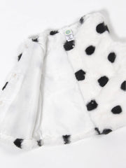 Polka Dot Fleece Winter Jacket