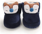 Boys Blue Fluffy Shoes