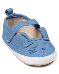 Girls Demin Embroidery Shoes