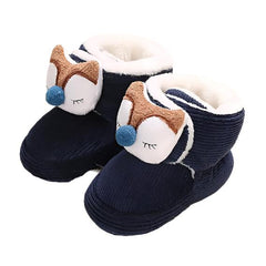 Boys Blue Fluffy Shoes