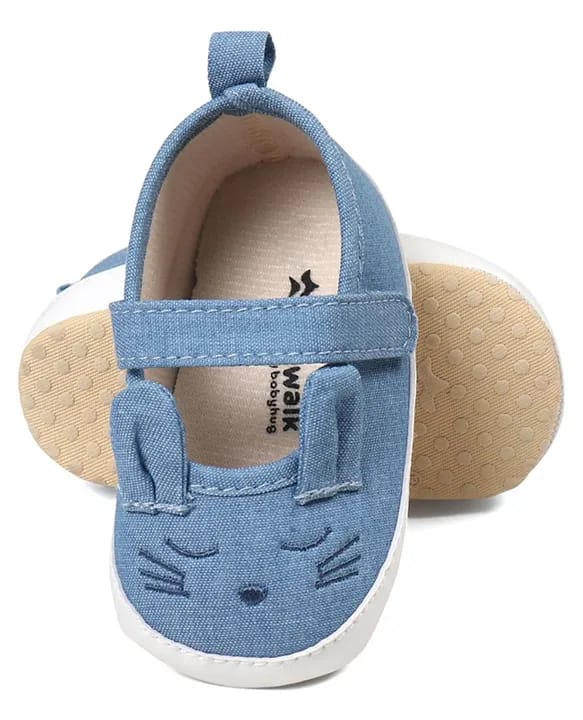 Girls Demin Embroidery Shoes