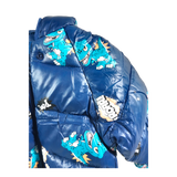 Sweet Dino Printed  Winter Jacket