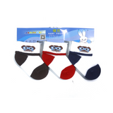 Multi Stripes Pack of 3 Cotton Baby Socks