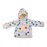 Girls Multi Printing Winter Jacket