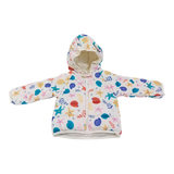 Girls Multi Printing Winter Jacket