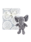 Innocent Elephant Plush Fleece Blanket and Toy